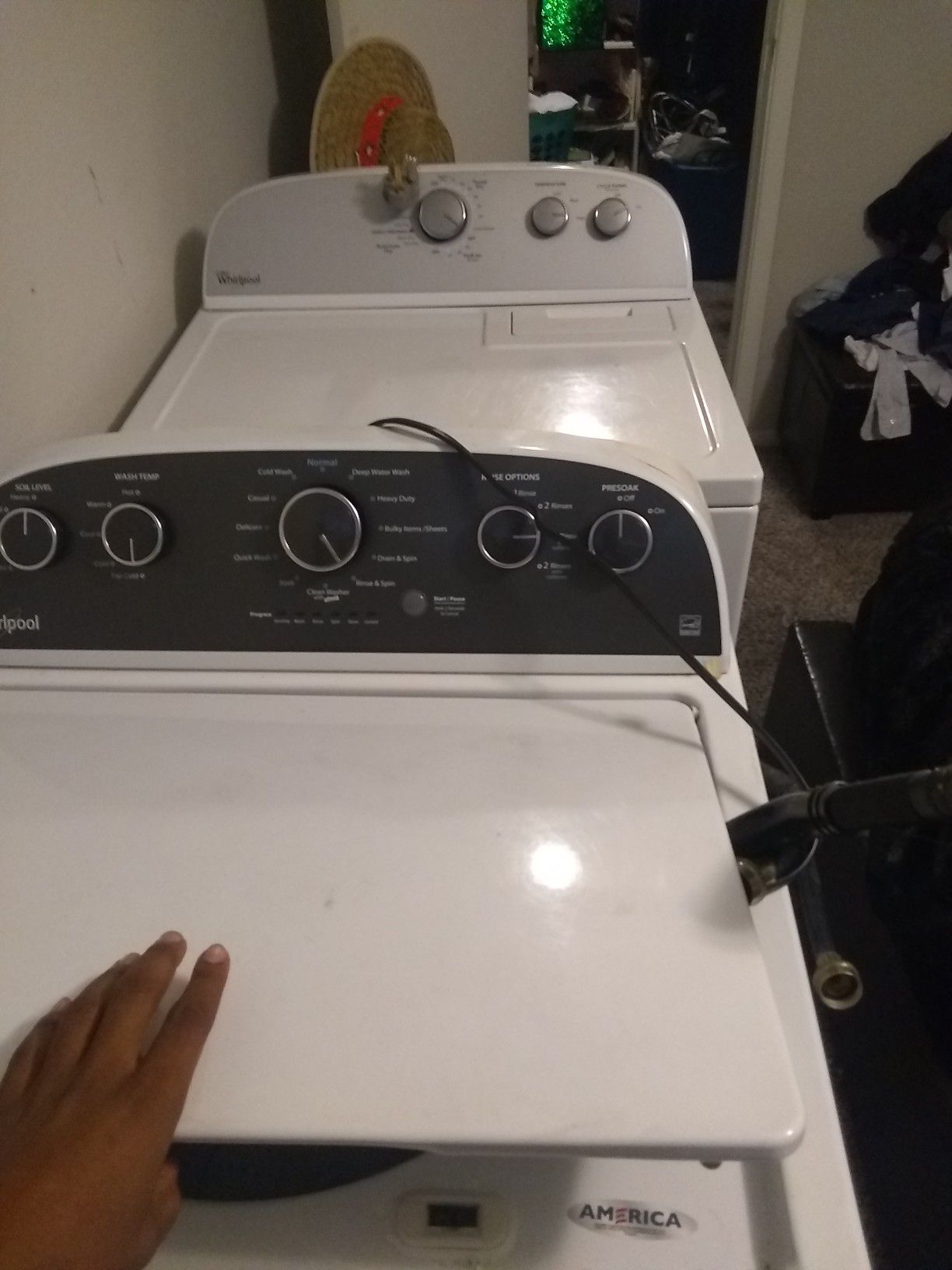 Wash and dryer