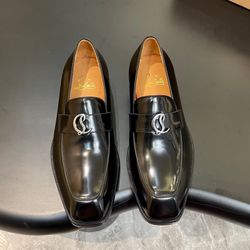 Christian Louboutin Men’s Leather Shoes With Box 2026 New 