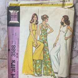 Vintage sewing clothes, making patterns