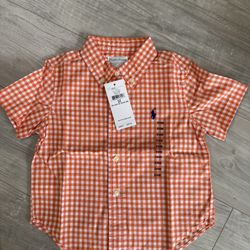 Ralph Lauren Polo Boys Shirt Brand New W/tags Size 24m