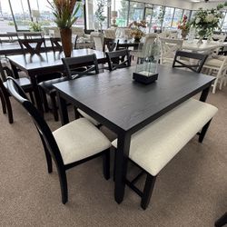 6 Pc Dining Table 