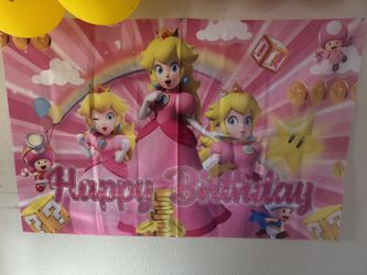 Princess Peach Backdrop