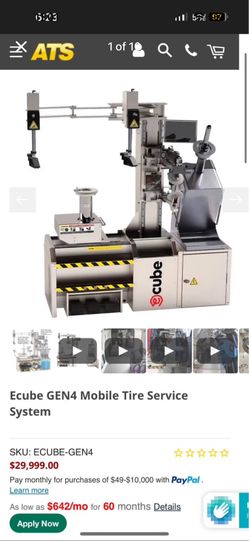 Ecube GEN4 Mobile tire Service System