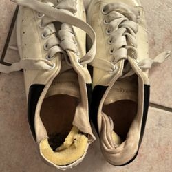 Alexander Mcqueen Oversized sneakers Leather LOW top shoes wedge bottom flats 