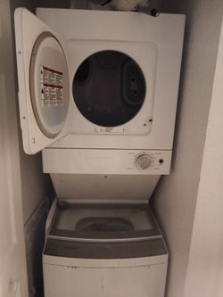 Stackable washer and dryer