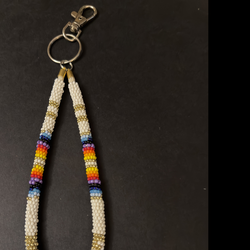 Beaded Lanyard Keychain