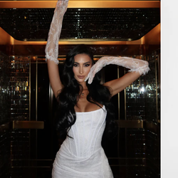 Fashion Nova White Corset Dress