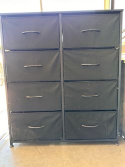 8 drawer shelves or dresser