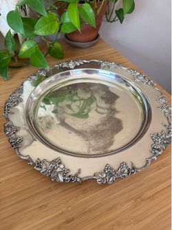 Vintage EGW &S silver plated tray