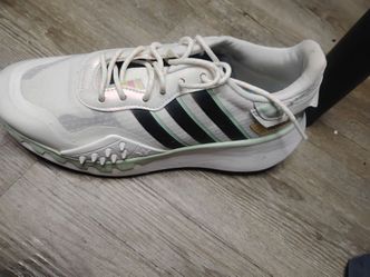Adidas Low-Top Sneakers White with Black Stripes