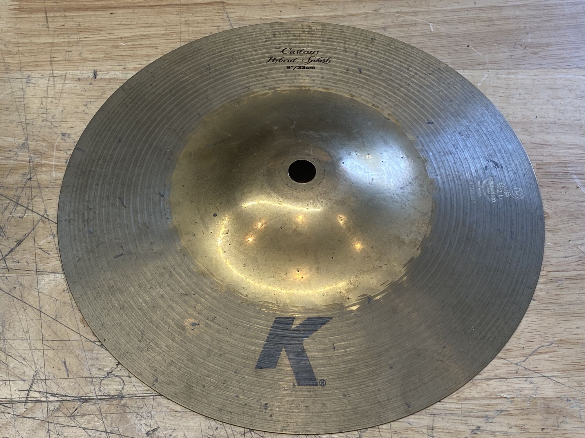 Zildjian K 9” Custom Hybrid Splash