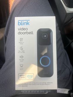 Blink Video Doorbell – Brand New in Box – Wired or Wireless