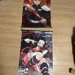 2 Demon Slayer Anime Scrolls 