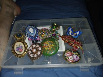Beautiful pins and broaches