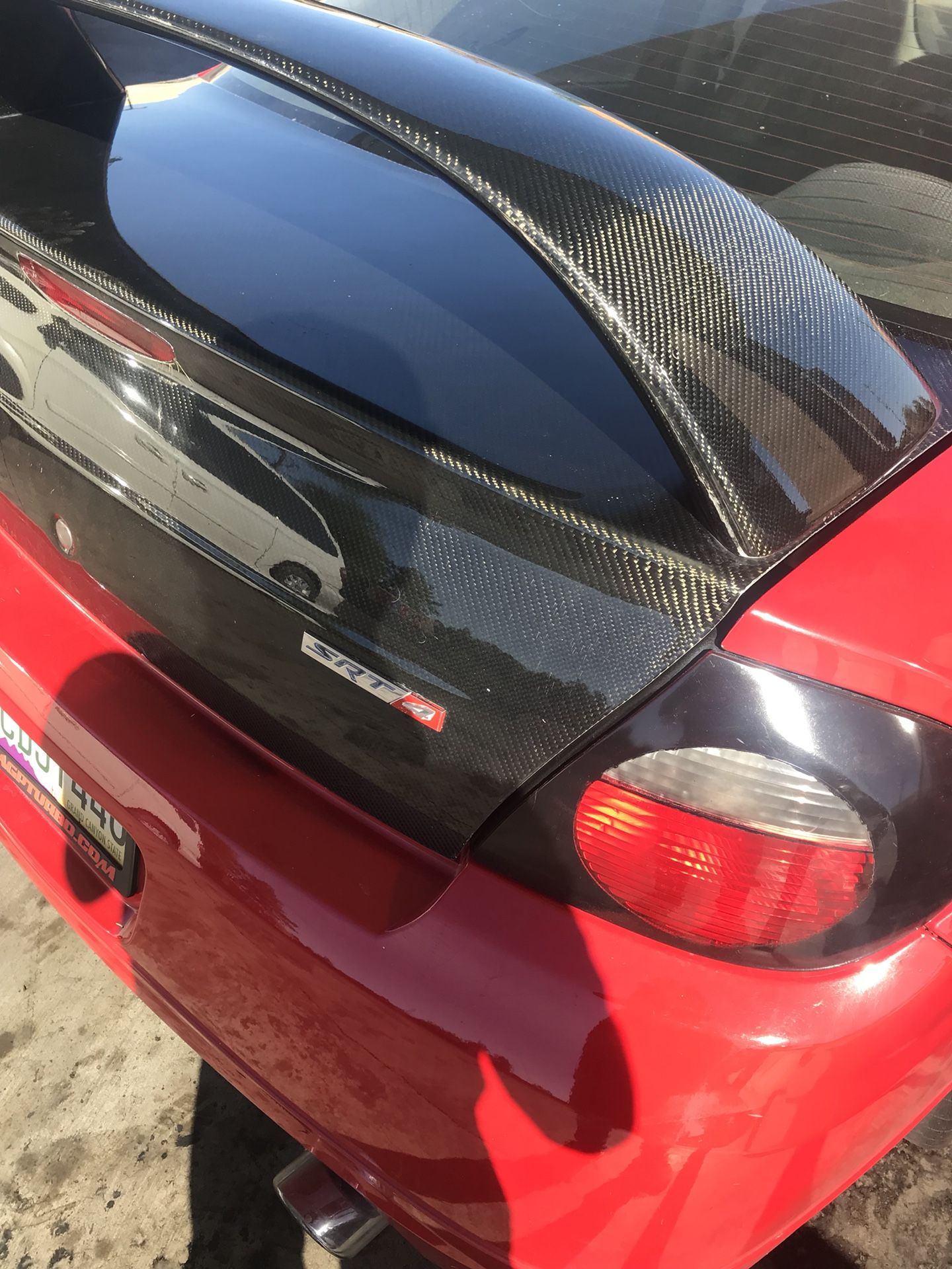 Carbon fiber trunk neon srt4