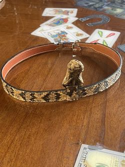 Toquilla De Vibora De Cascabel/ Rattlesnake Hatband