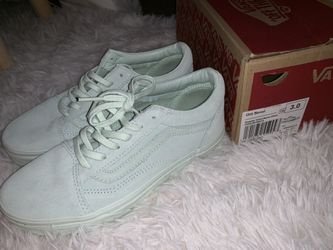 Old Skool Aqua Vans!