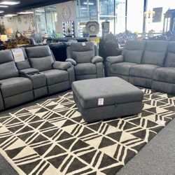 Power Reclining Sofa And Loveseat $1,999