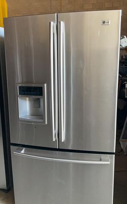 LG 3-Door Stainless Steel Fridge
