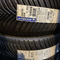(2) MICHELIN CLIMATE CHANGE 255/35R18 TIRES FOR SALE!!!!!!