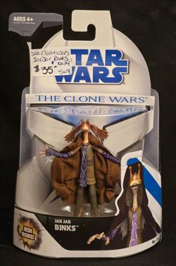 Star Wars Jar Jar Binks in Jedi Robe No. 24 Clone Wars