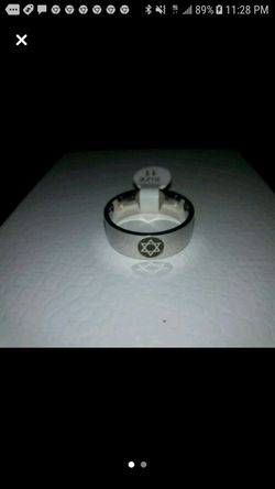 STAINLESS STEEL STAR OF DAVID RING