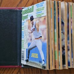 Vintage Baseball Digest Magazines April 1985 To March 1986