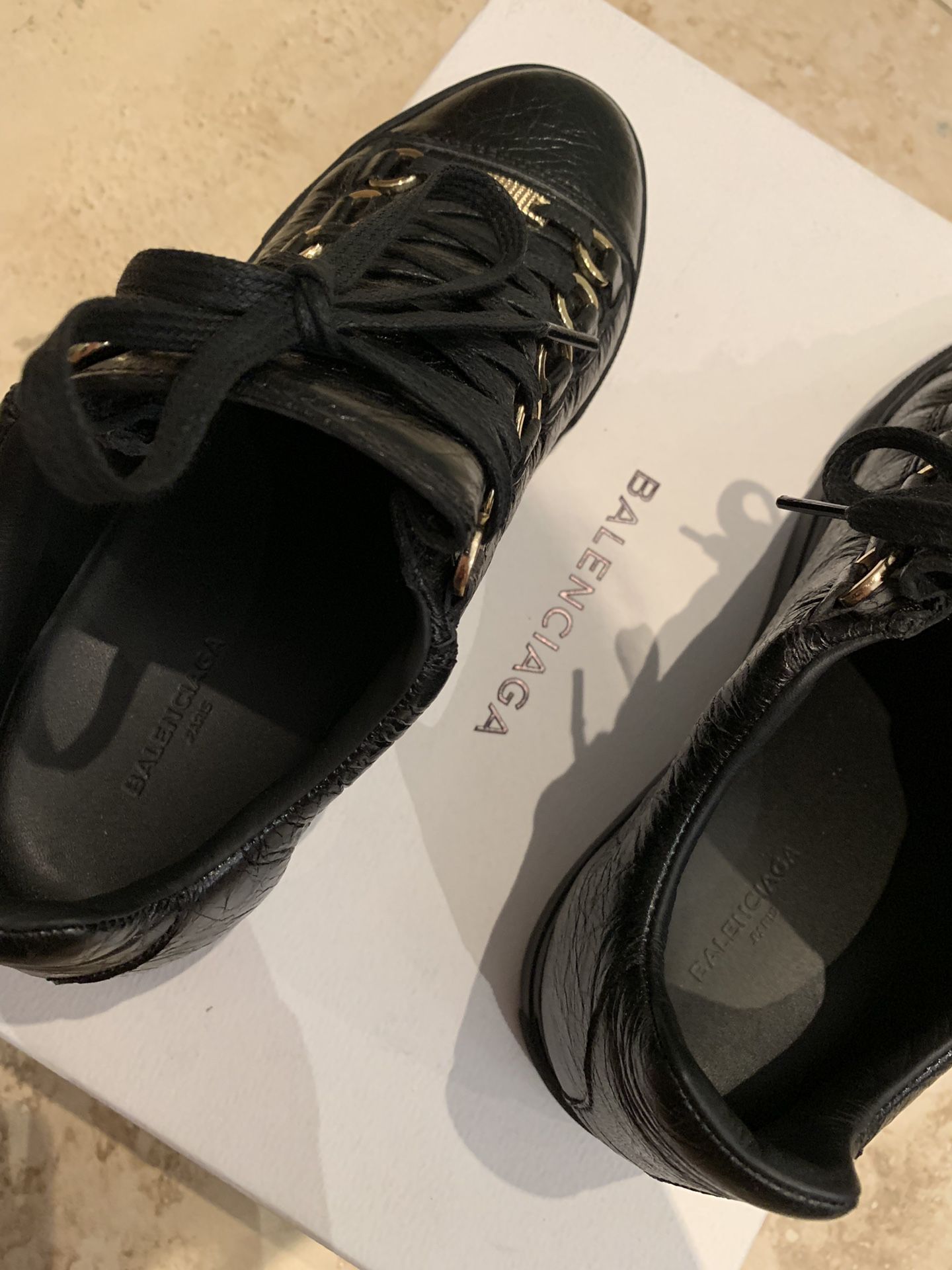 100% AUTHENTIC BALENCIAGA ARENA WITH RECEIPT SIZE: 35 (5 US) for Sale ...