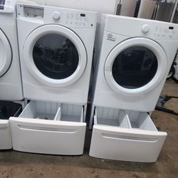 💢👌SET GE STEAM WASHER AND ELECTRIC DRYER 👌 WITH WARRANTY 
