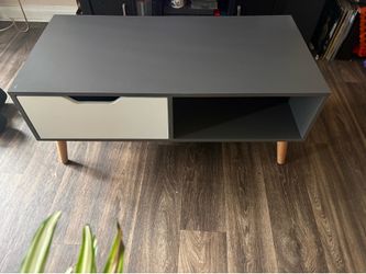 Modern two tone coffee table