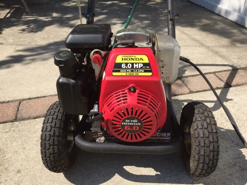 Honda 6.0 deals hp pressure washer