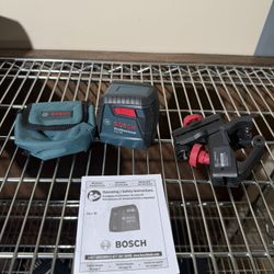 Bosch GLL 30 Self-Leveling Cross-Line Laser – Complete Set – Works Perfectly 