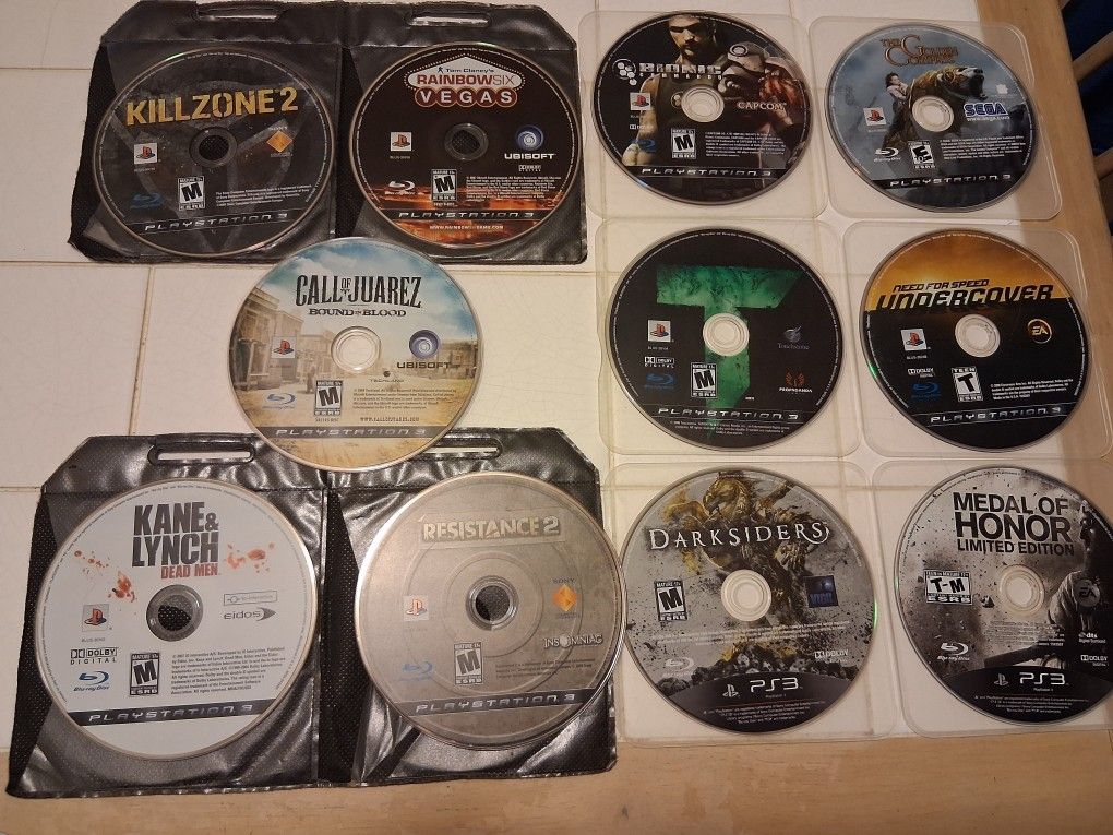 PS3 Game Discs $55 Dlls. O.B.O