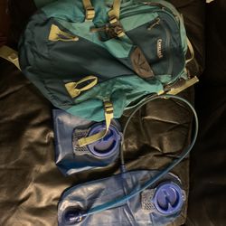 Various Camelback Backpacks And Bladders New And Used