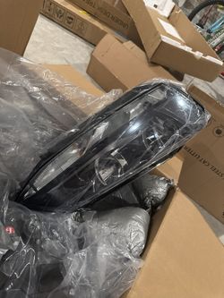 Car Headlights Left And Right