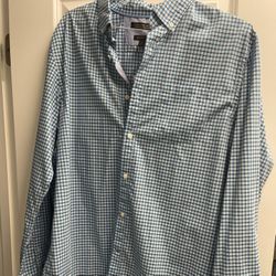 Banana Republic Grant Fit Extra Large (XL) Checkered  Shirt