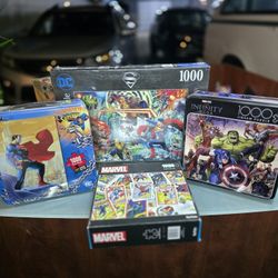 DC And MARVEL  Puzzles 