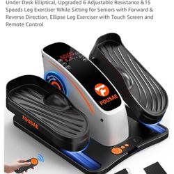Under Desk Elliptical, Upgraded  with Forward & Reverse Direction, Retail $120