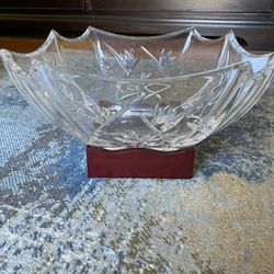 Waterford Crystal 10” Bowl Signed By Artist 
