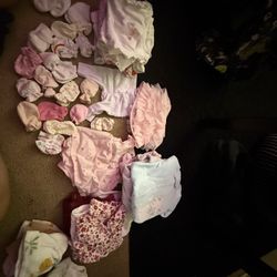 Newborn size clothes babygirl bundle