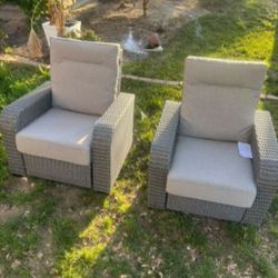 Costco Patio Furniture High Quality Sunbrella Fabric Oversized Electric Patio Recliners Top Quality 🆕🆕