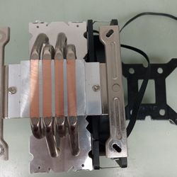 Like New CPU Cooler with 4 Heat Pipes and 120Cm Fan- For Intel CPU.