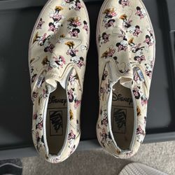 Size 10 Women’s Vans Minnie Mouse Shoes