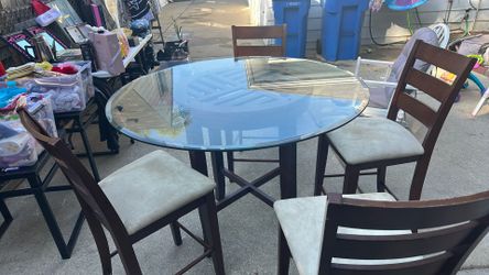 Table And 4 Chairs 