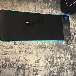 Pro Gaming Mouse pad Rgb Lights And Wireless Charging