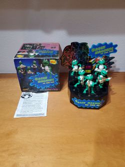 Green Machine 'The Frog Band' Musical Toy Machine--VINTAGE