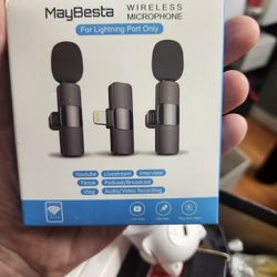 Wireless Mini Lapel Microphone for iPhone**  
