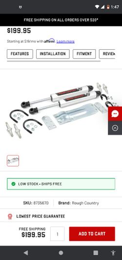 CHEVY DUAL STABILIZER KIT