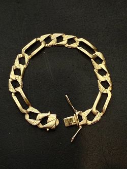14k Hawaiian Curb Link Bracelet