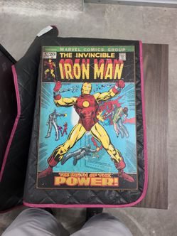 Iron Man wooden poster